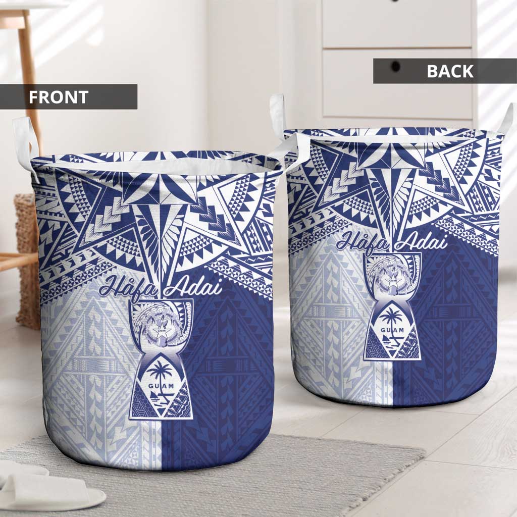 Northern Mariana Islands And Guam Laundry Basket Latte Stone With Tribal Pattern LT05 - Polynesian Pride