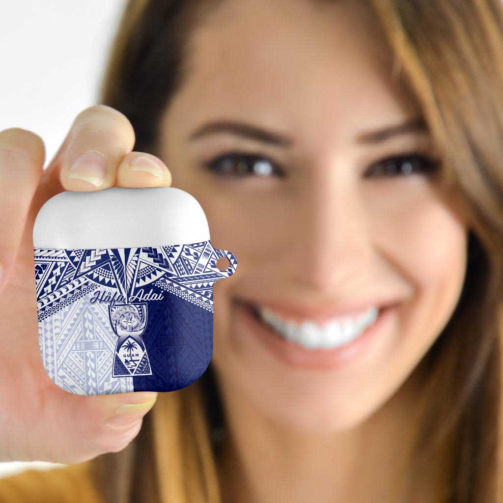 Northern Mariana Islands And Guam AirPods Case Latte Stone With Tribal Pattern LT05 - Polynesian Pride