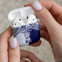 Northern Mariana Islands And Guam AirPods Case Latte Stone With Tribal Pattern LT05 - Polynesian Pride