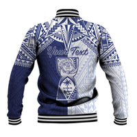 Personalised Northern Mariana Islands And Guam Baseball Jacket Latte Stone With Tribal Pattern LT05 - Polynesian Pride