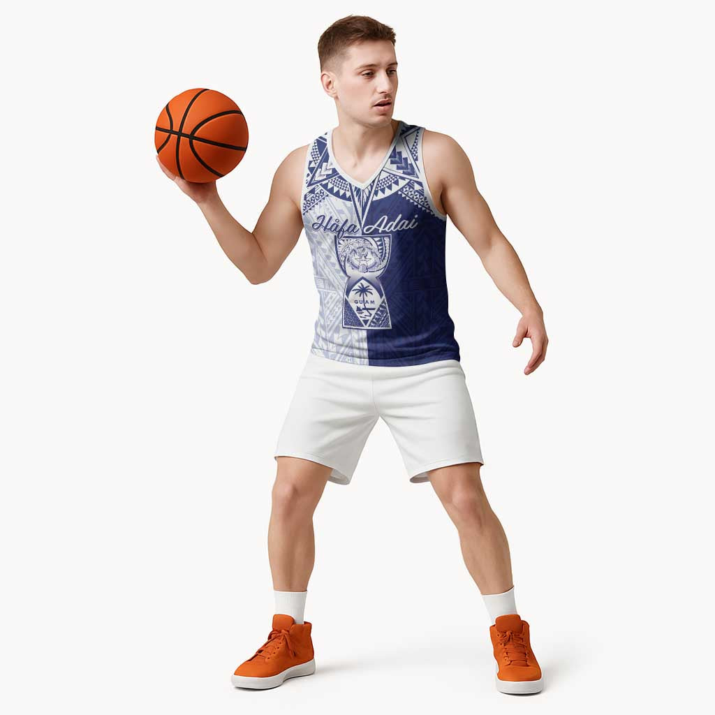 Personalised Northern Mariana Islands And Guam Basketball Jersey Latte Stone With Tribal Pattern LT05 - Polynesian Pride