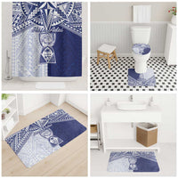 Northern Mariana Islands And Guam Bathroom Set Latte Stone With Tribal Pattern LT05 - Polynesian Pride
