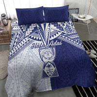 Northern Mariana Islands And Guam Bedding Set Latte Stone With Tribal Pattern LT05 - Polynesian Pride