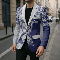 Personalised Northern Mariana Islands And Guam Blazer Latte Stone With Tribal Pattern LT05 - Polynesian Pride