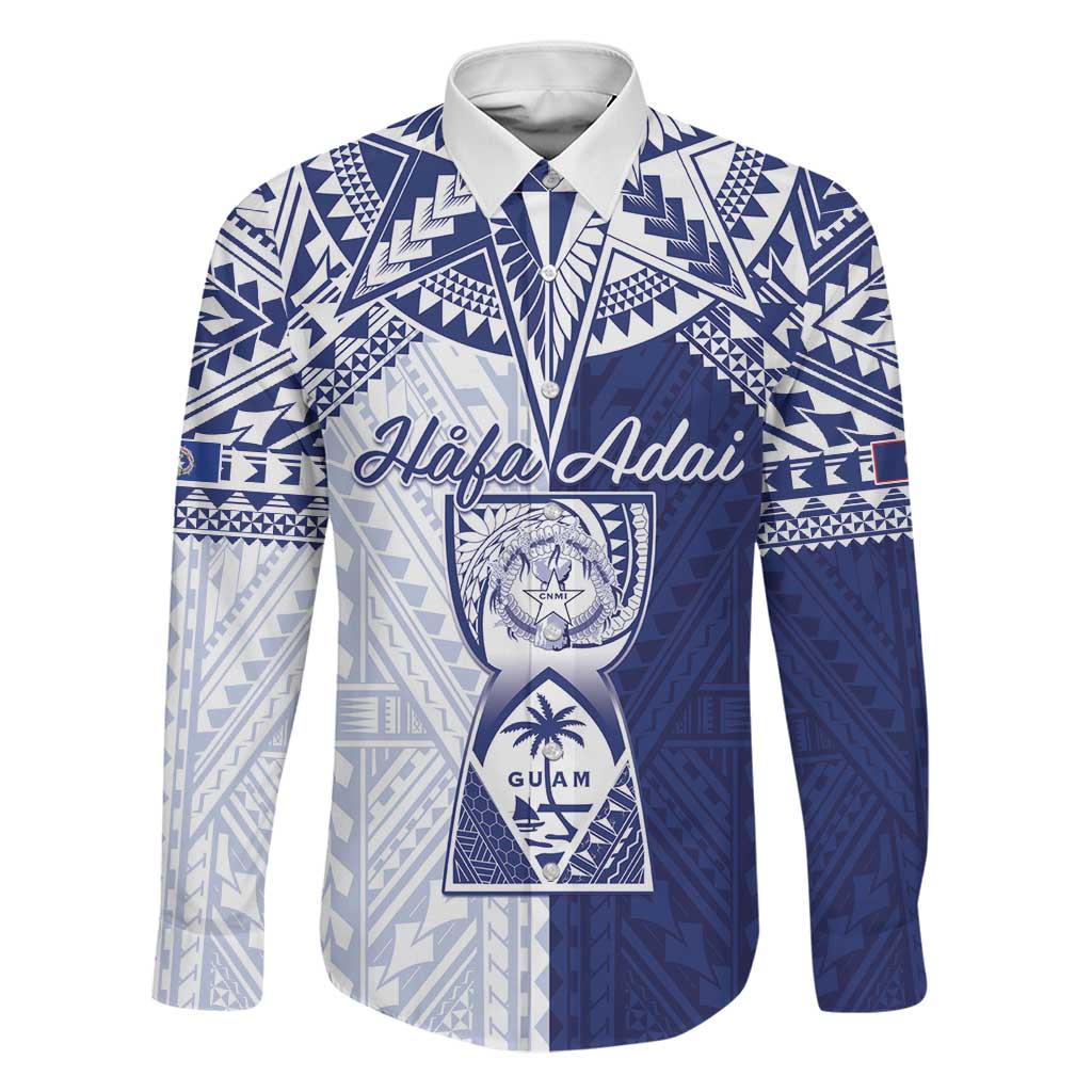 Personalised Northern Mariana Islands And Guam Family Matching Long Sleeve Bodycon Dress and Hawaiian Shirt Latte Stone With Tribal Pattern