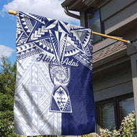 Northern Mariana Islands And Guam Garden Flag Latte Stone With Tribal Pattern LT05 - Polynesian Pride