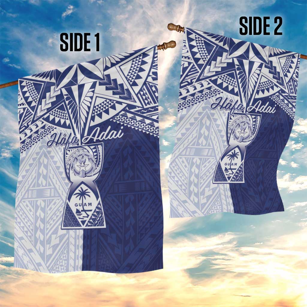Northern Mariana Islands And Guam Garden Flag Latte Stone With Tribal Pattern LT05 - Polynesian Pride