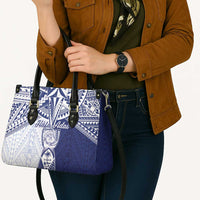Northern Mariana Islands And Guam Leather Bag Latte Stone With Tribal Pattern LT05 - Polynesian Pride