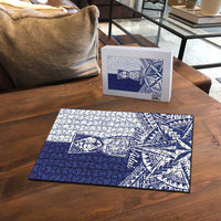 Northern Mariana Islands And Guam Puzzle Latte Stone With Tribal Pattern LT05 - Polynesian Pride