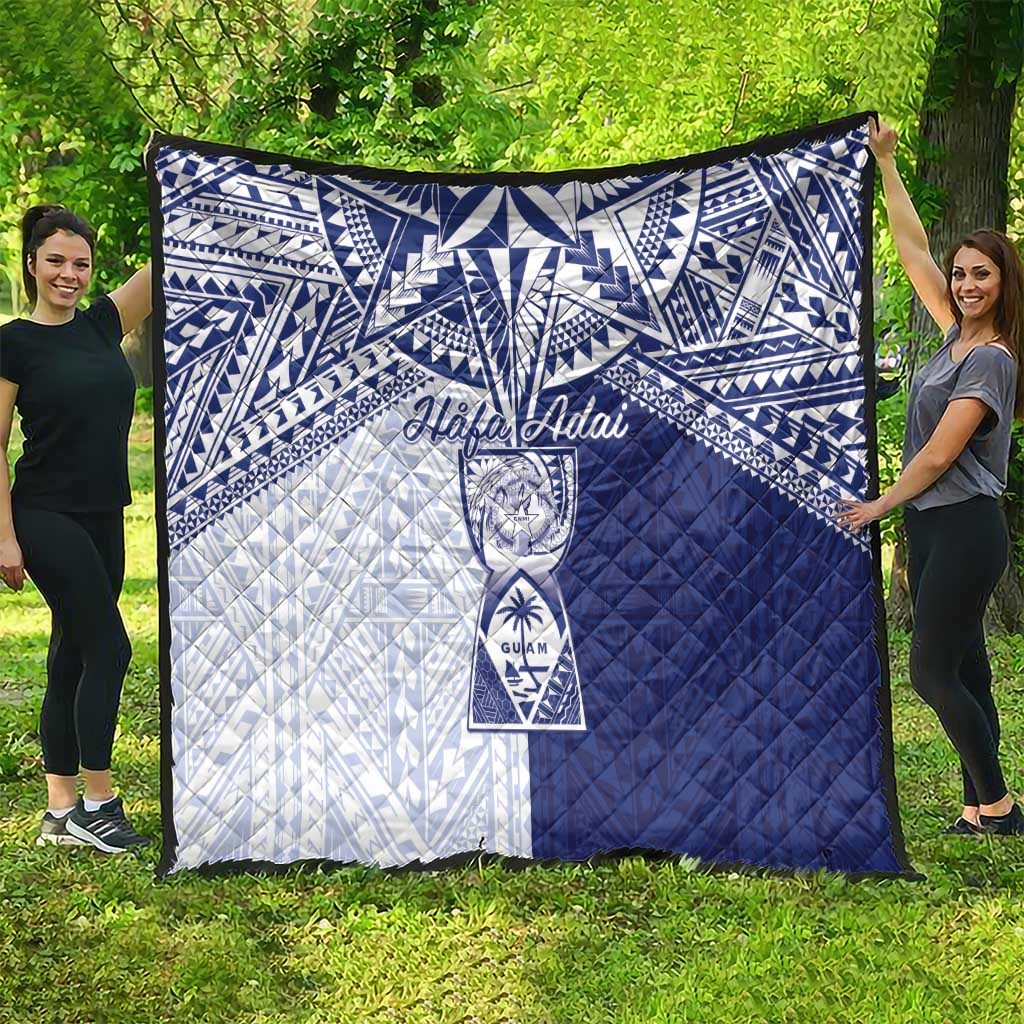 Northern Mariana Islands And Guam Quilt Latte Stone With Tribal Pattern LT05 - Polynesian Pride