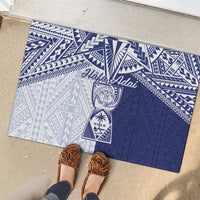 Northern Mariana Islands And Guam Rubber Doormat Latte Stone With Tribal Pattern LT05 - Polynesian Pride