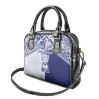 Northern Mariana Islands And Guam Shoulder Handbag Latte Stone With Tribal Pattern LT05 - Polynesian Pride