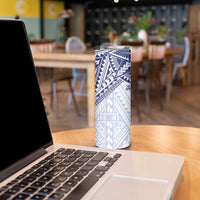 Northern Mariana Islands And Guam Skinny Tumbler Latte Stone With Tribal Pattern LT05 - Polynesian Pride