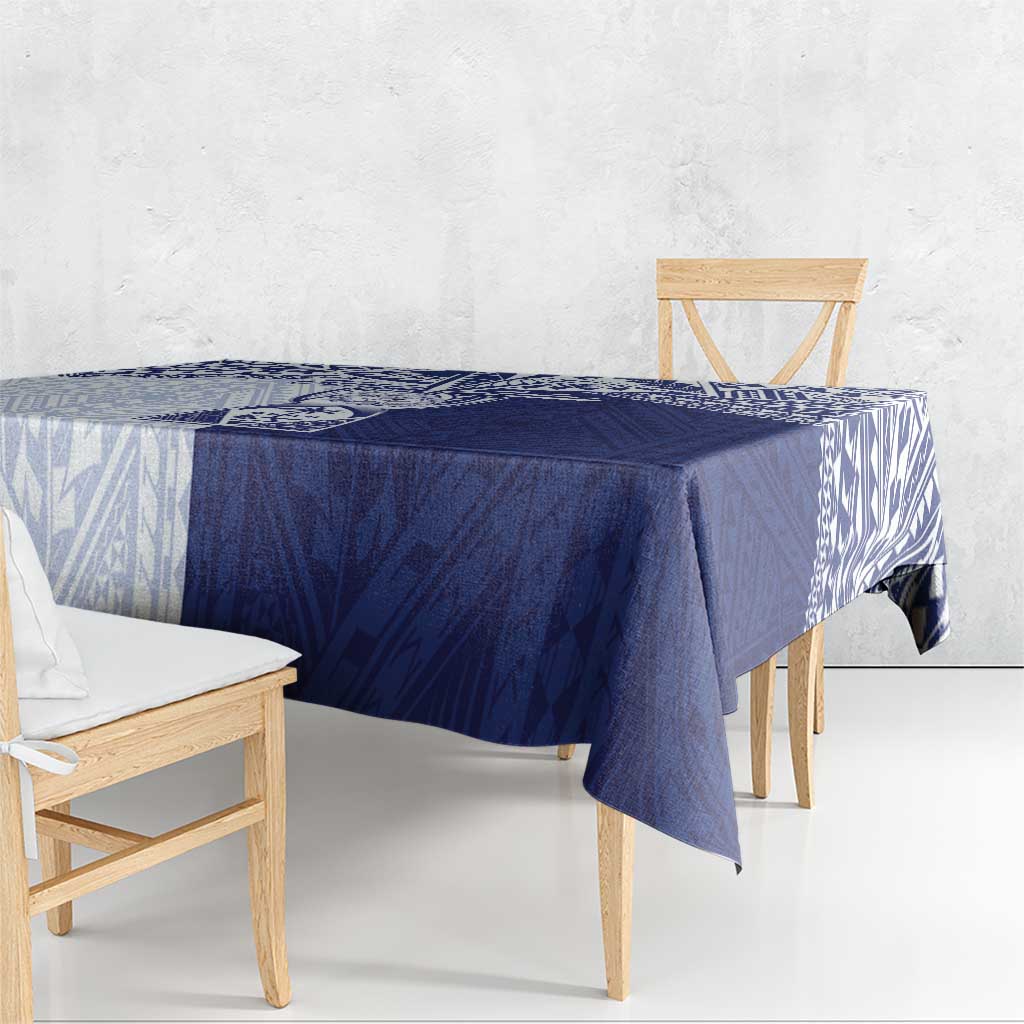 Northern Mariana Islands And Guam Tablecloth Latte Stone With Tribal Pattern LT05 - Polynesian Pride