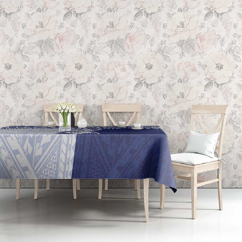 Northern Mariana Islands And Guam Tablecloth Latte Stone With Tribal Pattern LT05 - Polynesian Pride