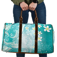 Polynesian Jellyfish Travel Bag With Plumeria Teal LT05 Teal - Polynesian Pride