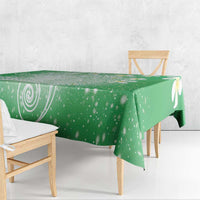 Polynesian Jellyfish Tablecloth With Plumeria Green LT05 - Polynesian Pride