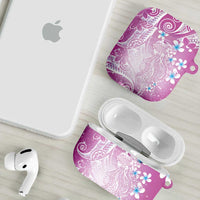 Polynesian Jellyfish AirPods Case With Plumeria Pink LT05 - Polynesian Pride