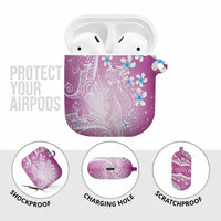 Polynesian Jellyfish AirPods Case With Plumeria Pink LT05 - Polynesian Pride