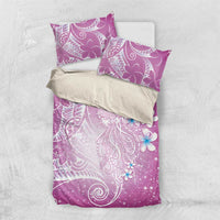 Polynesian Jellyfish Bedding Set With Plumeria Pink LT05 US Twin 172cm x 218cm Pink - Polynesian Pride
