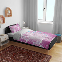 Polynesian Jellyfish Bedding Set With Plumeria Pink LT05 - Polynesian Pride