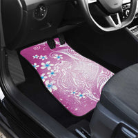 Polynesian Jellyfish Car Mats With Plumeria Pink LT05 - Polynesian Pride