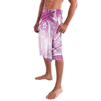 Polynesian Jellyfish Lavalava With Plumeria Pink LT05 - Polynesian Pride