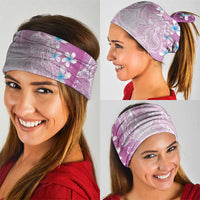Polynesian Jellyfish Neck Gaiter With Plumeria Pink LT05 - Polynesian Pride