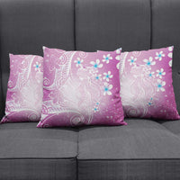 Polynesian Jellyfish Pillow Cover With Plumeria Pink LT05 - Polynesian Pride