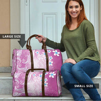 Polynesian Jellyfish Travel Bag With Plumeria Pink LT05 - Polynesian Pride
