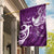 Fibromyalgia Awareness Garden Flag Polynesian Purple Ribbon