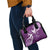 Fibromyalgia Awareness Shoulder Handbag Polynesian Purple Ribbon