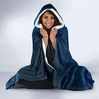 New Zealand Dream Catcher Hooded Blanket Maori Koru Pattern Blue Version LT05 - Polynesian Pride
