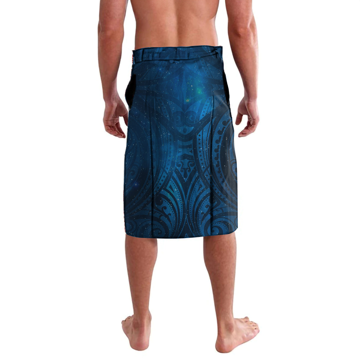 New Zealand Dream Catcher Lavalava Maori Koru Pattern Blue Version LT05 - Polynesian Pride