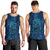 New Zealand Dream Catcher Men Tank Top Maori Koru Pattern Blue Version