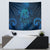 New Zealand Dream Catcher Tapestry Maori Koru Pattern Blue Version