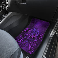 New Zealand Dream Catcher Car Mats Maori Koru Pattern Purple Version LT05 - Polynesian Pride