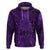 New Zealand Dream Catcher Hoodie Maori Koru Pattern Purple Version