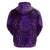 New Zealand Dream Catcher Hoodie Maori Koru Pattern Purple Version