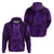 New Zealand Dream Catcher Hoodie Maori Koru Pattern Purple Version