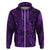 New Zealand Dream Catcher Hoodie Maori Koru Pattern Purple Version