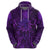 New Zealand Dream Catcher Hoodie Maori Koru Pattern Purple Version