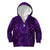 New Zealand Dream Catcher Kid Hoodie Maori Koru Pattern Purple Version