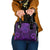 New Zealand Dream Catcher Shoulder Handbag Maori Koru Pattern Purple Version