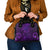 New Zealand Dream Catcher Shoulder Handbag Maori Koru Pattern Purple Version