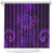 New Zealand Dream Catcher Shower Curtain Maori Koru Pattern Purple Version