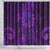 New Zealand Dream Catcher Shower Curtain Maori Koru Pattern Purple Version