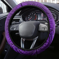 New Zealand Dream Catcher Steering Wheel Cover Maori Koru Pattern Purple Version LT05 - Polynesian Pride