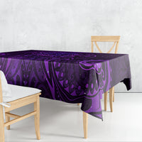 New Zealand Dream Catcher Tablecloth Maori Koru Pattern Purple Version LT05 - Polynesian Pride