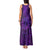 New Zealand Dream Catcher Tank Maxi Dress Maori Koru Pattern Purple Version